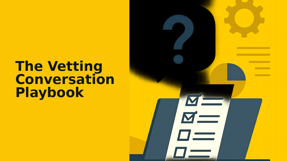 The Vetting Conversation Playbook