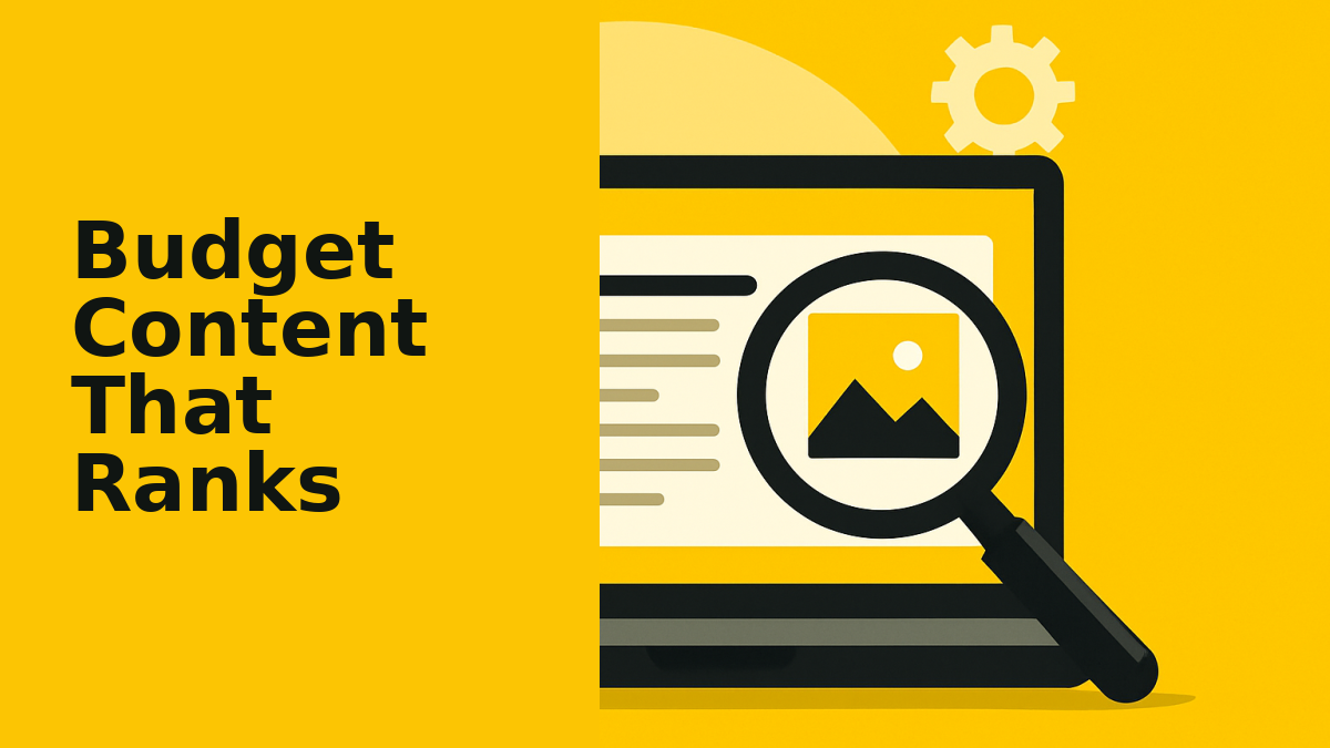 Budget Content That Ranks