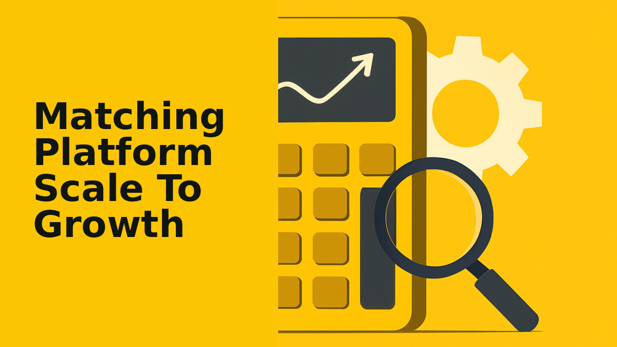 Matching Platform Scale To Growth