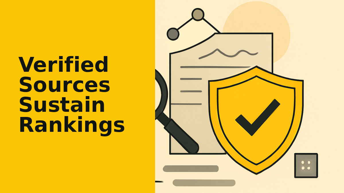 Verified Sources Sustain Rankings
