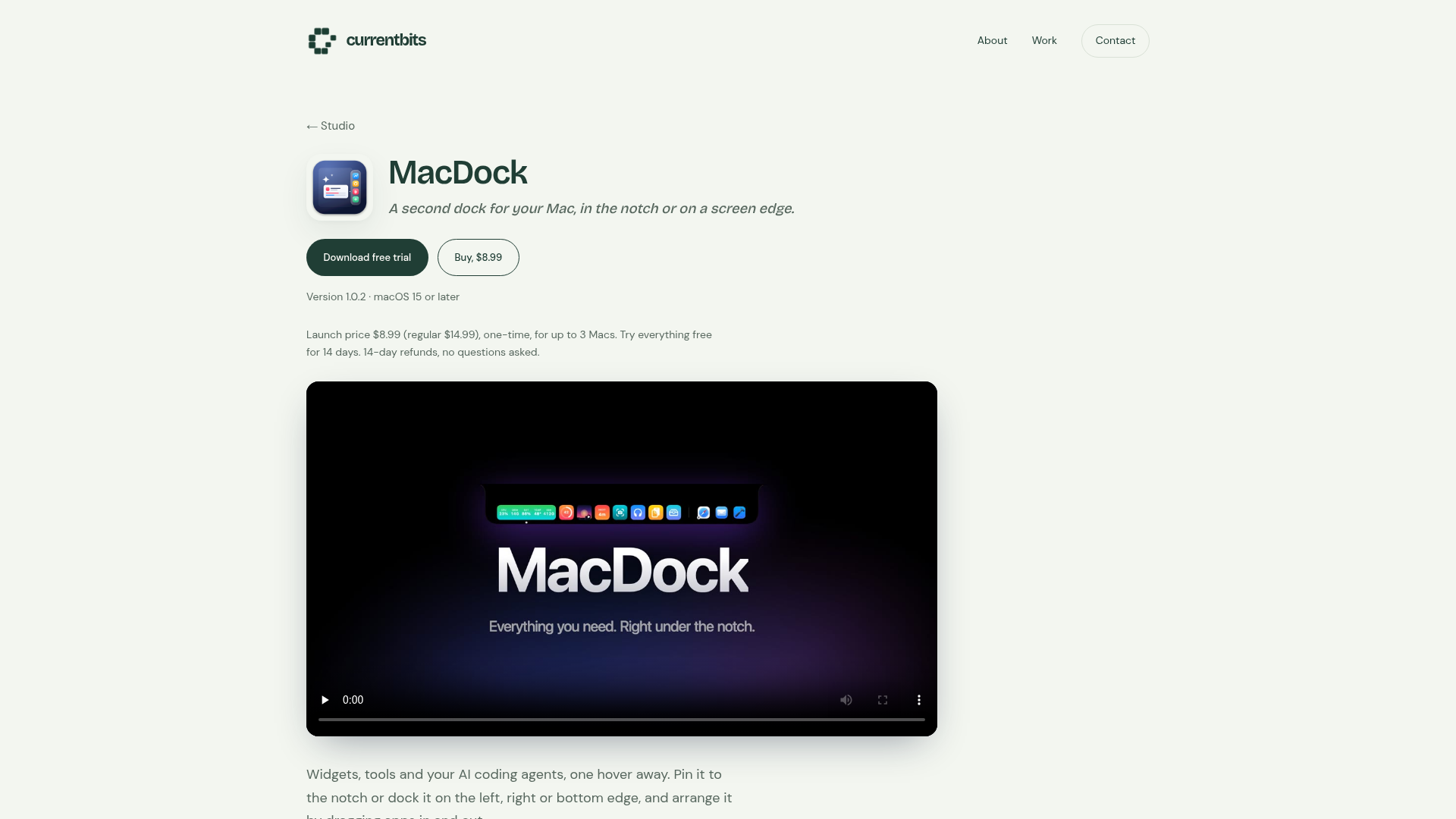 MacDock screenshot 1