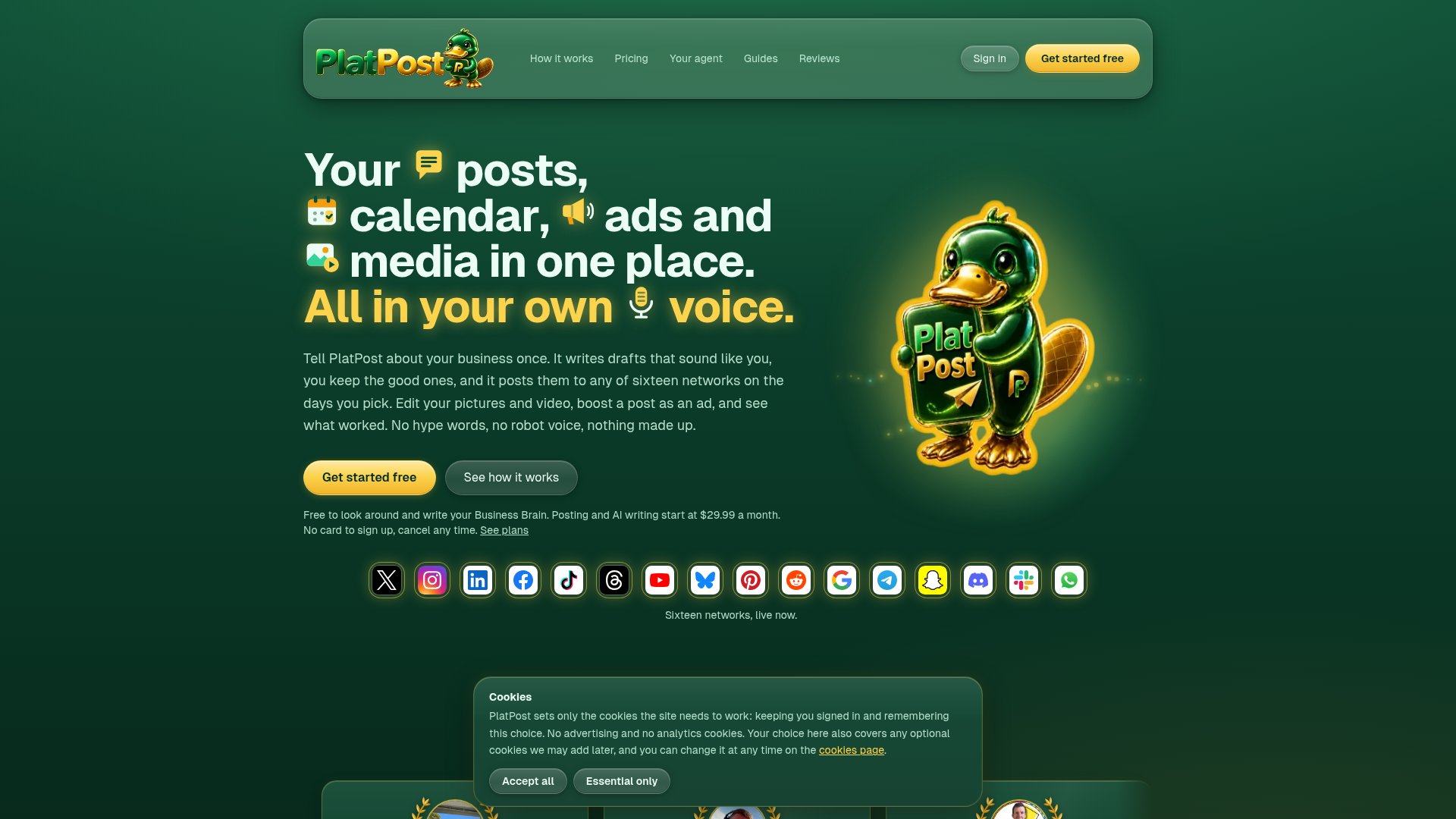 PlatPost screenshot 1